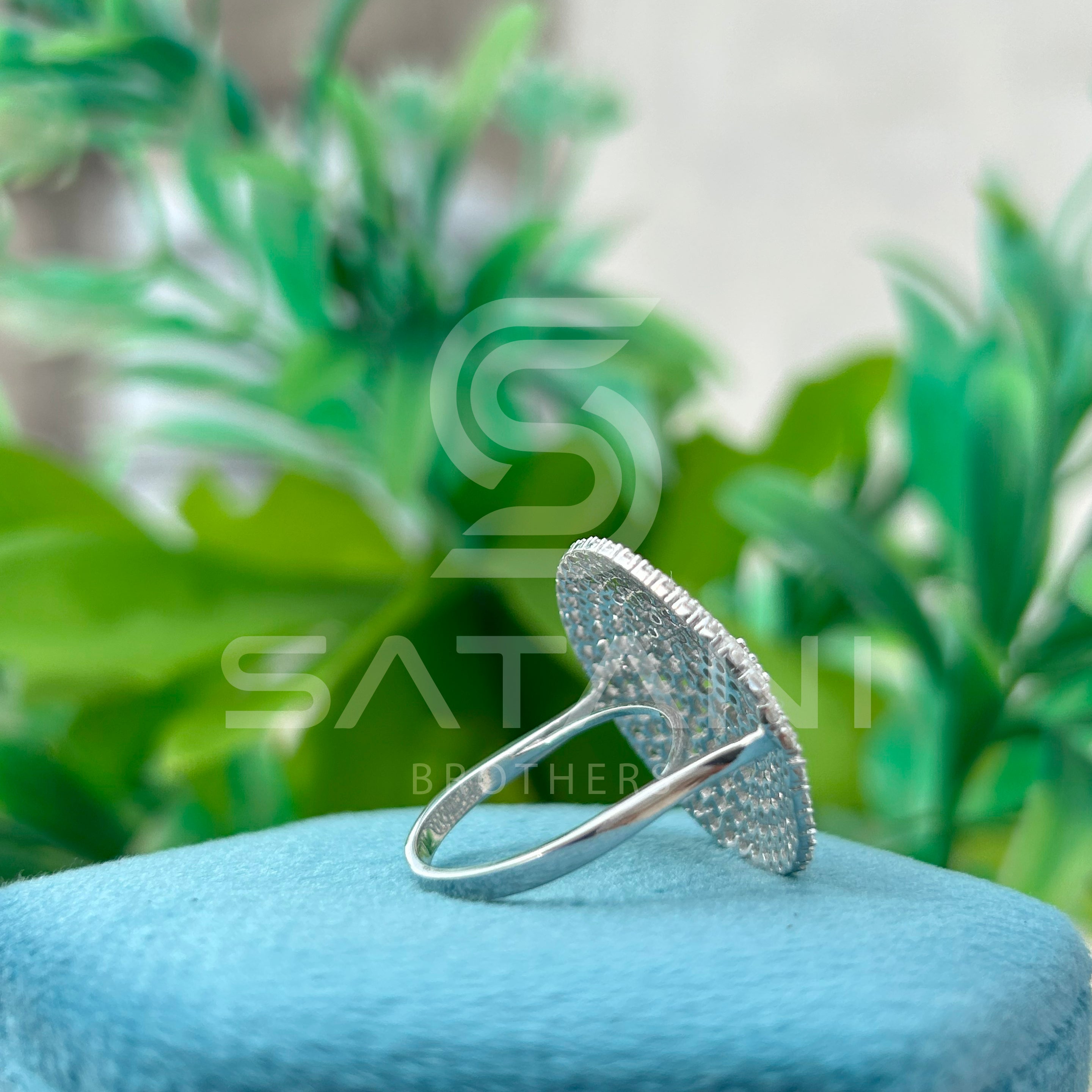 Diamond Dome Cocktail Ring