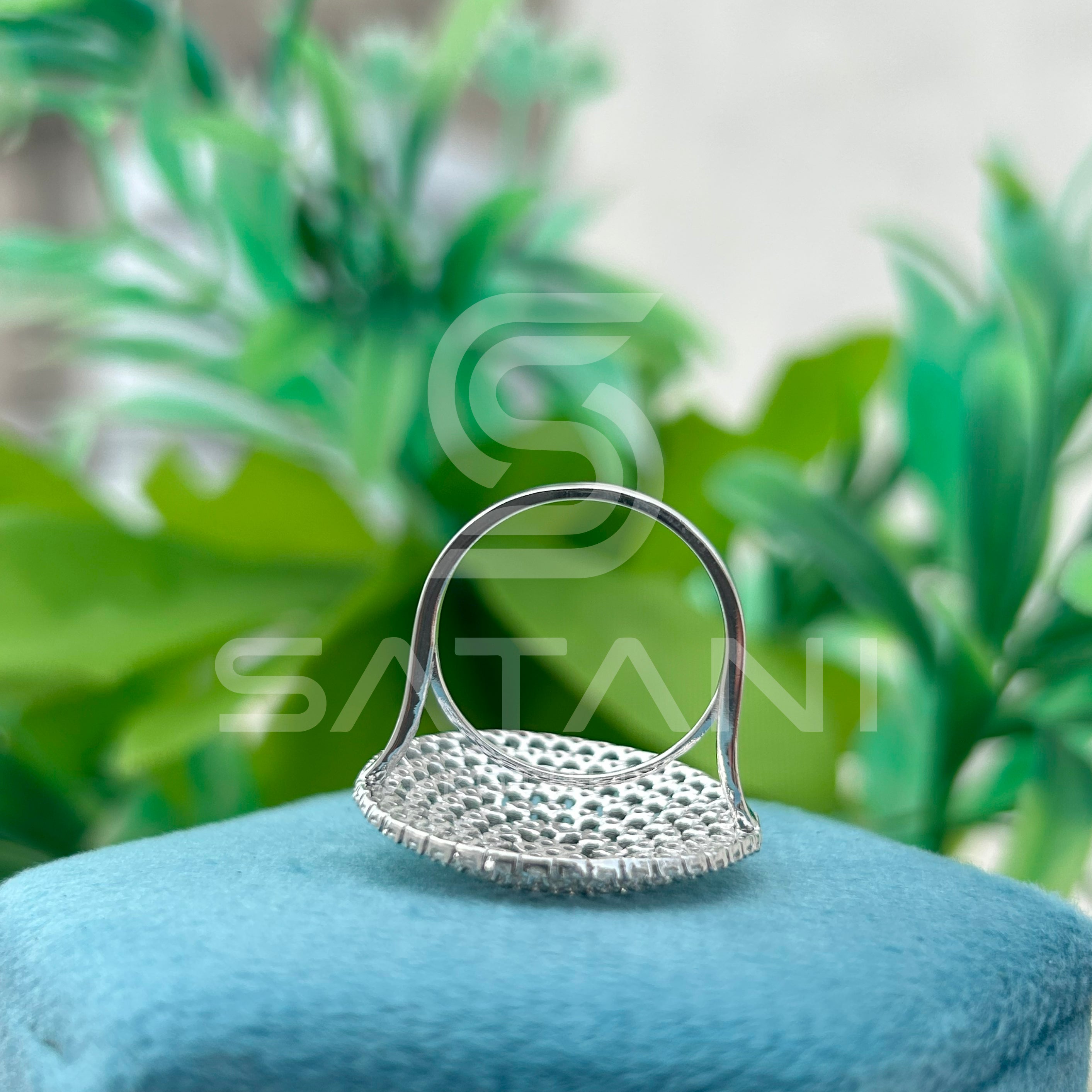 Diamond Dome Cocktail Ring
