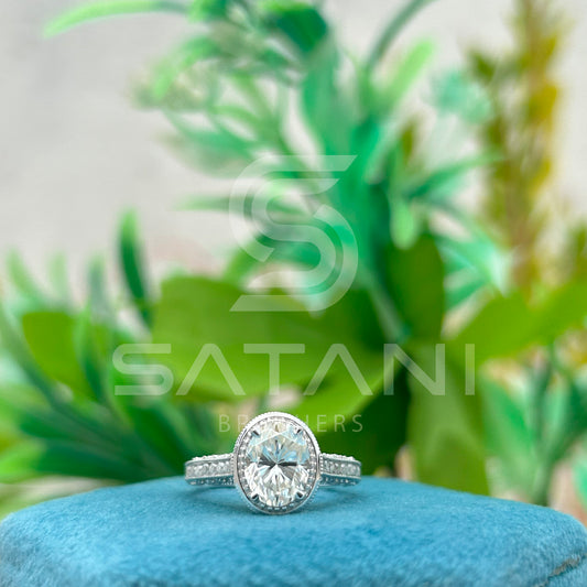 Oval Halo Royal Ring