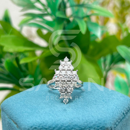 Regal Cascade Diamond Ring