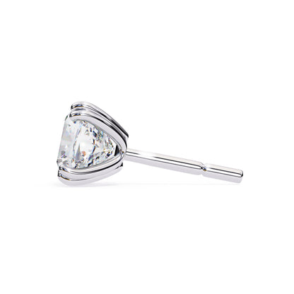 Cushion Cut 6×6mm Moissanite Diamond Stud Earrings, 2.2 CTW, 925 Sterling Silver, Luxury Women’s Jewelry