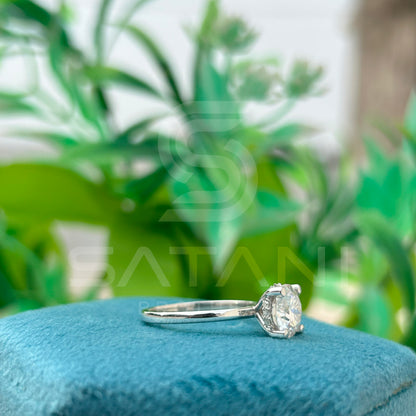 Timeless Solitaire Moissanite Ring for Women – Minimalist Design