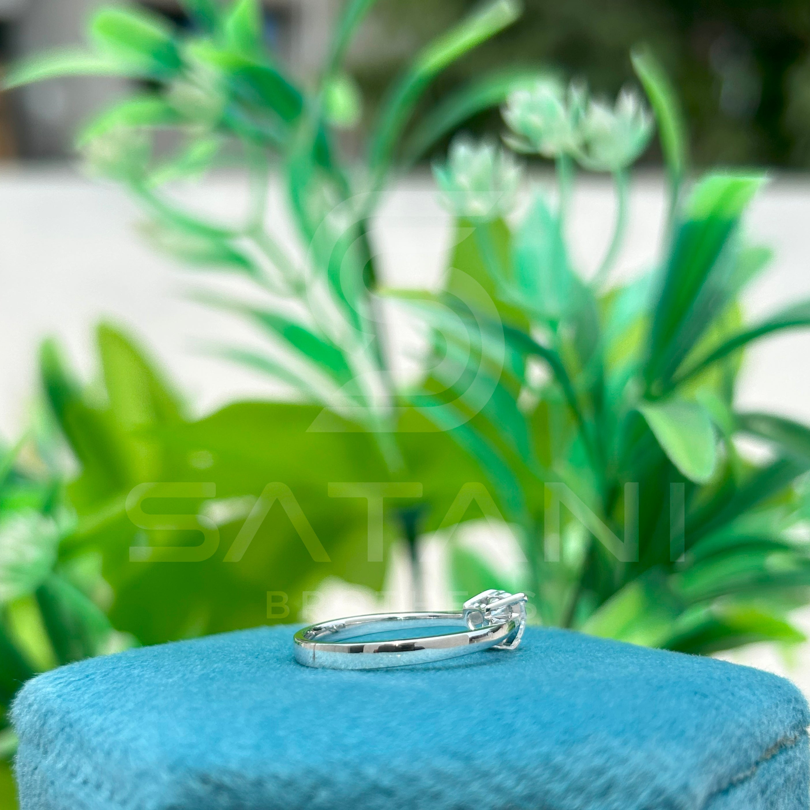Heart Shape Moissanite Solitaire Ring – Dainty Engagement Ring, Promise Ring, Minimalist Jewelry