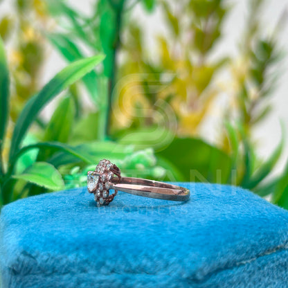 Double Halo Heart Diamond Ring – Unique Engagement Ring, Promise Ring, Gift for Her