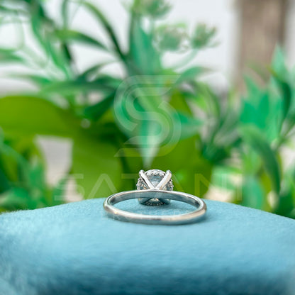 Timeless Solitaire Moissanite Ring for Women – Minimalist Design