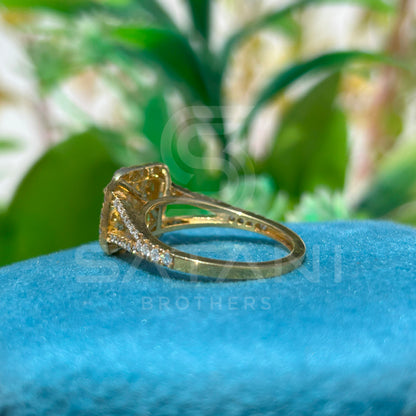 Radiance Halo Princess Cut Diamond Ring