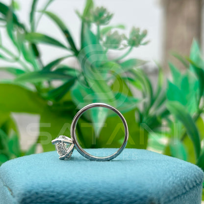 Timeless Solitaire Moissanite Ring for Women – Minimalist Design