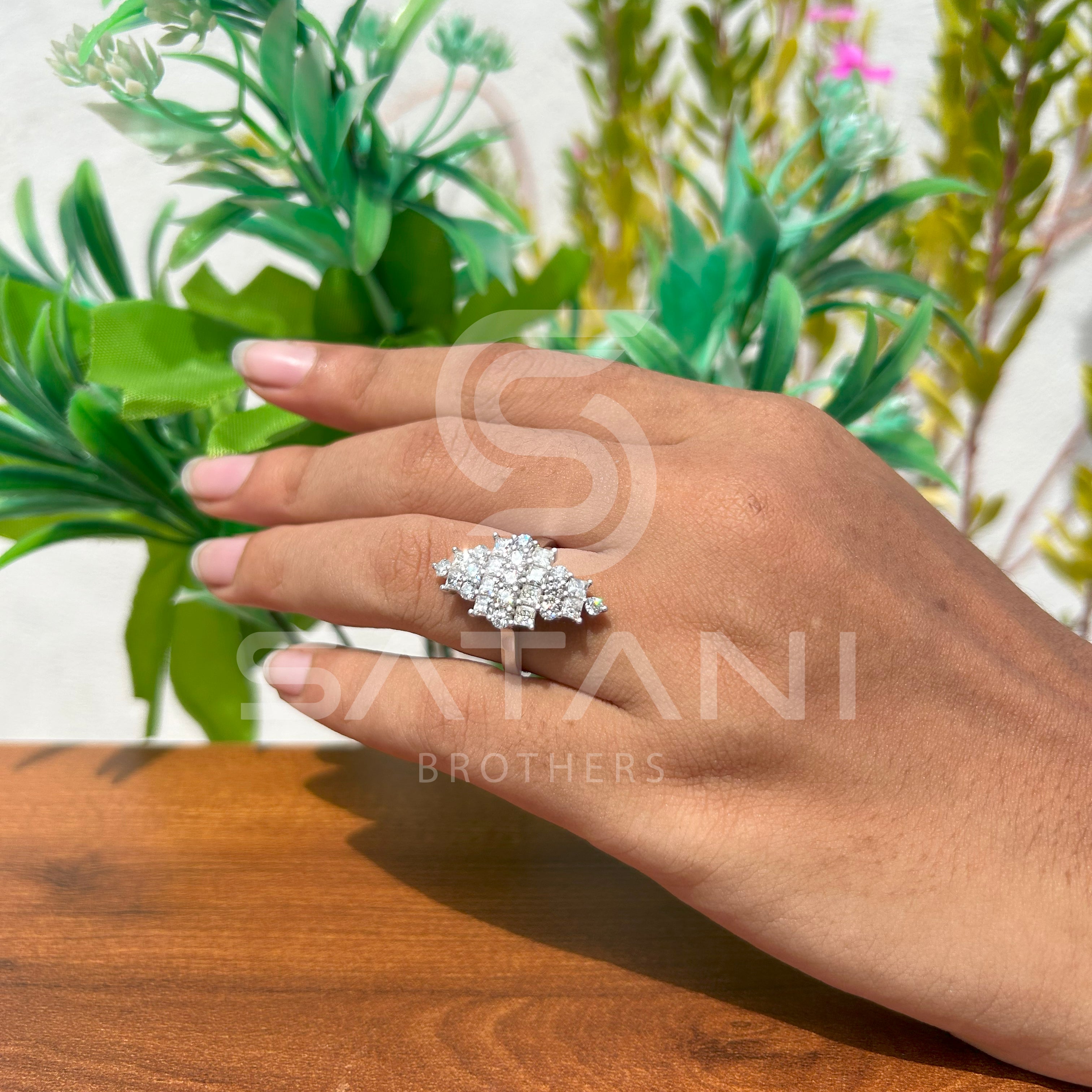 Regal Cascade Diamond Ring