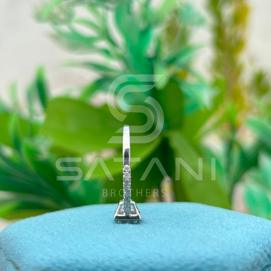 Elegant Princess-Cut Diamond Ring – Timeless Sparkle by Satani Brothers