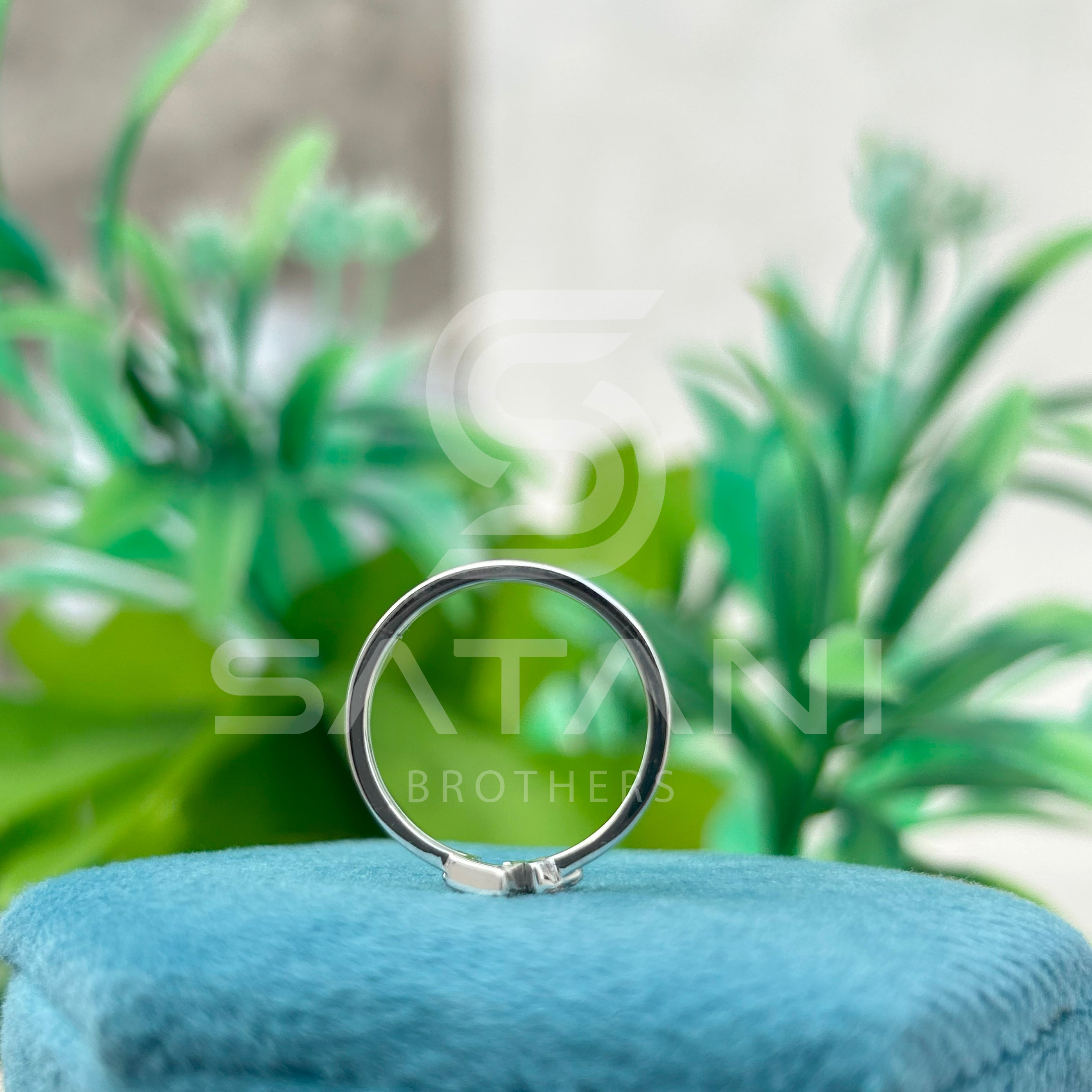 Musical Note Diamond Ring in Sterling Silver – Unique Music Lover Jewelry Gift