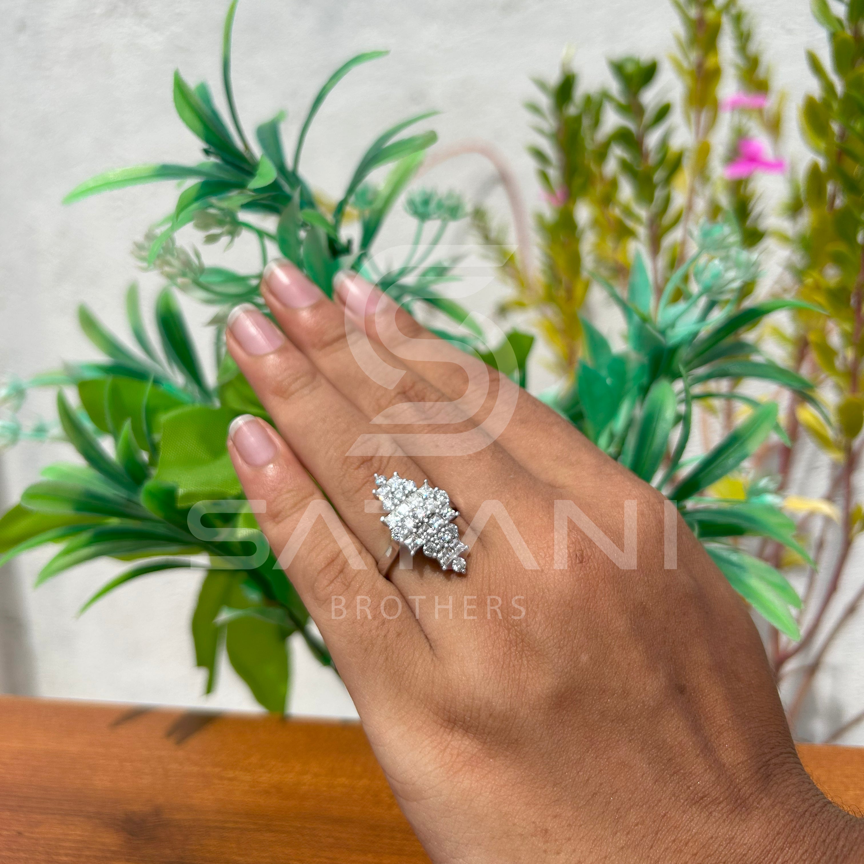 Regal Cascade Diamond Ring