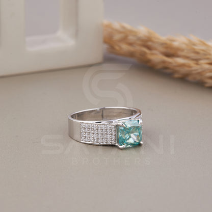 2.5 CT Cushion Cut Moissanite Engagement Ring