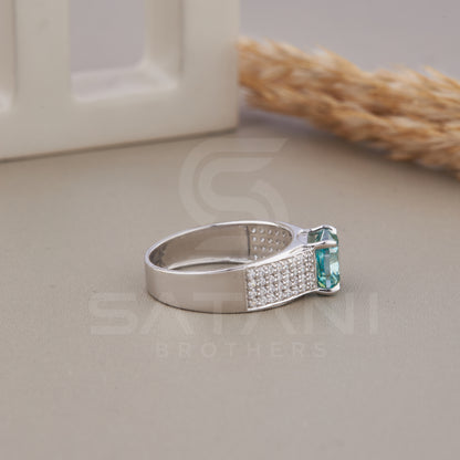 2.5 CT Cushion Cut Moissanite Engagement Ring